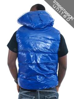   Hooded Body Warmer Gilet Jacket Hip Hop Jayz New York Roca Wear  