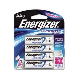  Energizer® EVE L91BP8 E2 LITHIUM BATTERIES, AA, 8 