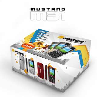   Mobile Mustang M31 ARGENT Dual SIM Débloqué Photo Bluetooth