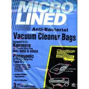 Kenmore 5055 & 50558 MicroLined Bag Generic 3 Pack for  Canisters