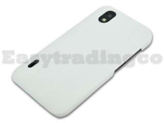 White Hard Back Cover Case for LG Optimus Black P970  