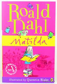 ROALD DAHL   MATILDA   QUENTIN BLAKE illustrated paperback book   NEW 