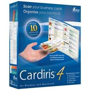  I.R.I.S Cardiris Pro 4 OCR Utility   Complete Product 