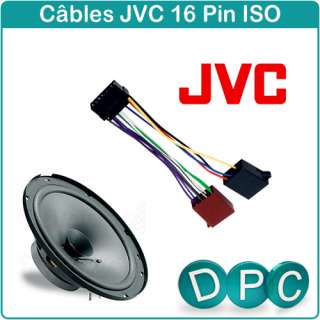   JVC 16P cable iso adaptateur voiture radio faisceau