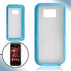 Soft Blue Plastic Back Guard Cover Case for Nokia 5530