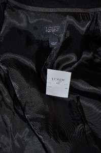 CREW Mens Wool Cashmere Mayfair Topcoat XS $398 Black Winter Coat 
