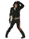 Deluxe Black Michael Jackson Bad Buckle Jacket Costume   Michael 