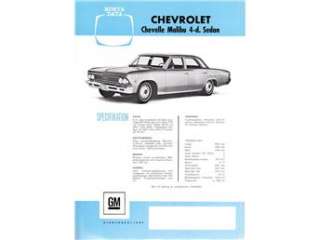 Chevrolet Chevelle Malibu 1965? försäljningsbroschyr på Tradera.