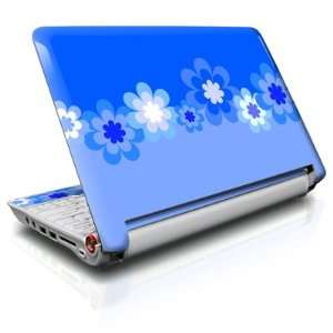  Retro Blue Flowers Design Skin Decal Sticker for Acer 