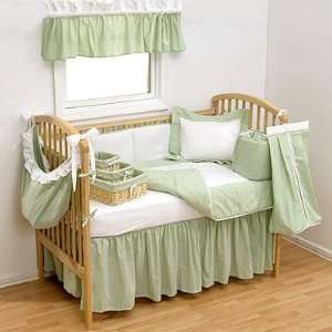   Seersucker TLBSGR 4 Piece Crib Bedding Set by Trend Lab Baby Baby