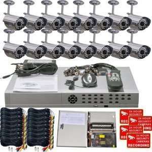   Security Cameras and Power Supply Box, Extension Cables WAT Camera