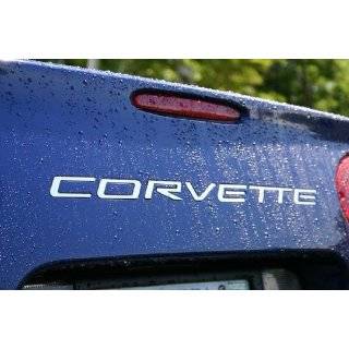  Corvette C5 Front Bumper Letters Insert, Chrome 