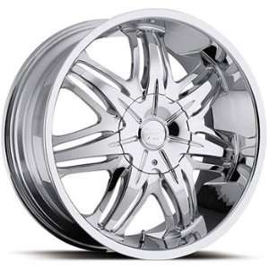  Platinum Cloak 18x8 Chrome Wheel / Rim 5x110 & 5x115 with 