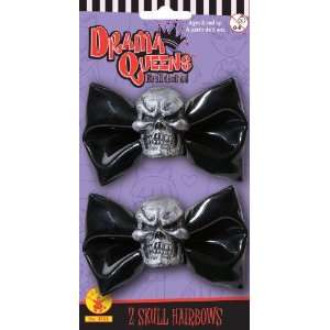 Lets Party By Rubies Costumes Skull Hairbows / Black   Size One   Size