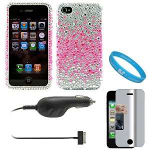 AT&T iPhone 4 + Mirror Screen Protector for Apple iPhone 4 LCD Display 