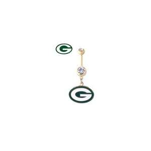  Green Bay Packers NFL Belly Navel Ring 