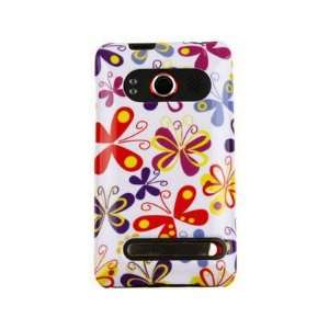   Phone Cover Case Color Butterfly For HTC EVO 4G Cell Phones