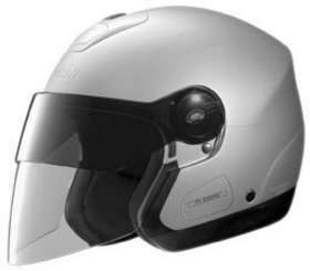  NOLAN N42 FLAT SILVER N COM MOTORCYCLE Open Face Helmet Clothing