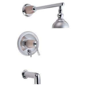  Sonora Single Lever Handle Tub and Shower Trim in Chrome 