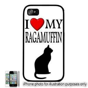  Ragamuffin I Love My Cat Apple iPhone 4 4S Case Cover 