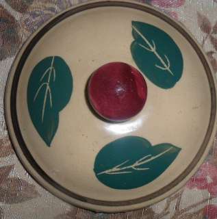 Vintage Watt Pottery Rio Rose Lid 1950  