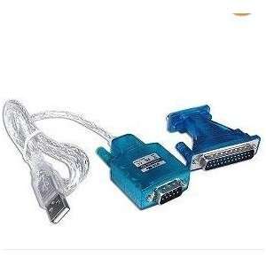  3 USB to RS 232 (9 pin) Serial Cable w/25 pin Serial Adapter 