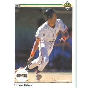  1990 Upper Deck #378 Earnie Riles   San Francisco Giants 