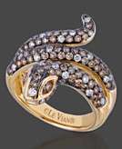  Le Vian 14k Gold Ring, Chocolate Diamond Snake (2 