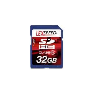  LexSpeed 32 GB Class 4 SDHC Flash Memory Card Electronics