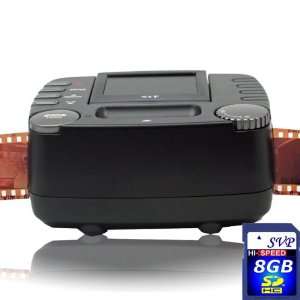 com SVP FS1860(with 8GB) Black 35 mm negative Film and Slide Scanner 