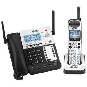  AT&T DECT 6.0 4 Line Expandable Corded / Cordless Phone 