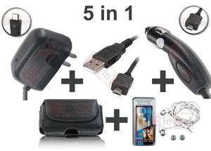 5in1 Accessory Bundle For Virgin Mobile LG Rumor Touch  