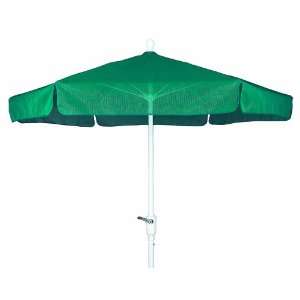  FiberBuilt 7GCRW TEAL T 7.5 Foot Garden Umbrella, White 