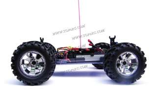Experience speeds and performance from an electric monster truck that 