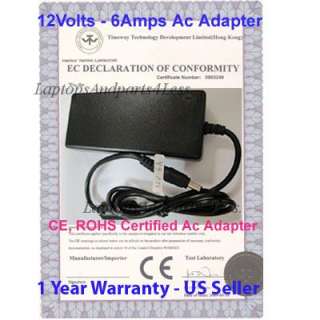 New Ac Adapter For Elo ET1725L7UWF1 LCD Monitor 12V 3A  