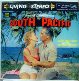 SOUNDTRACK LIVING STEREO south pacific LP LSO 1032  