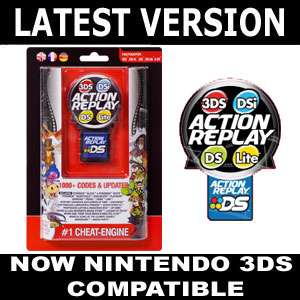 ACTION REPLAY CHEATS FOR Nintendo DSi DS Lite XL 3DS  