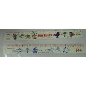    Mcdonalds Vintage 1983 12 Thin Plastic Ruler 