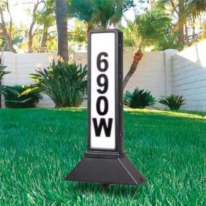  Solar Illuminated Address Sign Patio, Lawn & Garden