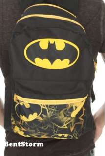 DC Comics BATMAN Cowl Halloween Costume Hooded Hoodie Backpack School 