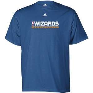  Adidas Washington Wizards Blue True Court T shirt Sports 