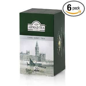 Ahmad Tea Earl Grey Tea, 20 Count Boxes Grocery & Gourmet Food