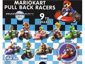    Super Mario Brothers Mario Kart Pull Back Racers Set of 9