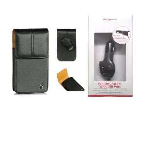  For HTC One S Premium Pouch Case + OEM CAR CHARGER 