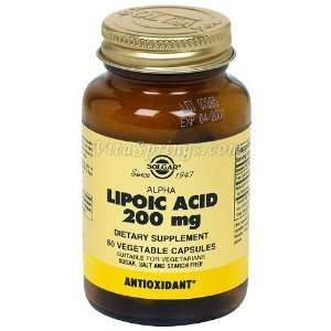  Alpha Lipoic Acid 200mg 50 Vcaps 2 Pack Health & Personal 