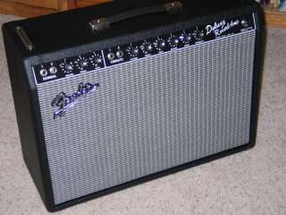 65 Deluxe Reverb Clone Guitar Amplifier Chassis in a Fender DRRI 