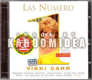 CD + DVD VIKKI CARR Las Numero Uno 1 NEW & SEALED EXITOS Edicion 