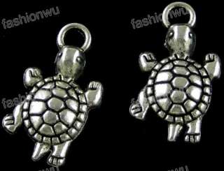 50 Pcs Little Turtle Tortoise Animal Charms Pendant 1  