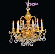 Dollhouse 1/12 Pure Crystal Chandelier 6ARM 12V NOBLEST LH002
