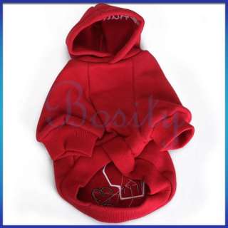 Pet Dog Puppy Hooded Hoodie Sports Coat Skull Clothes Apparel Spring 